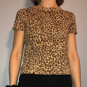 Cheetah print T